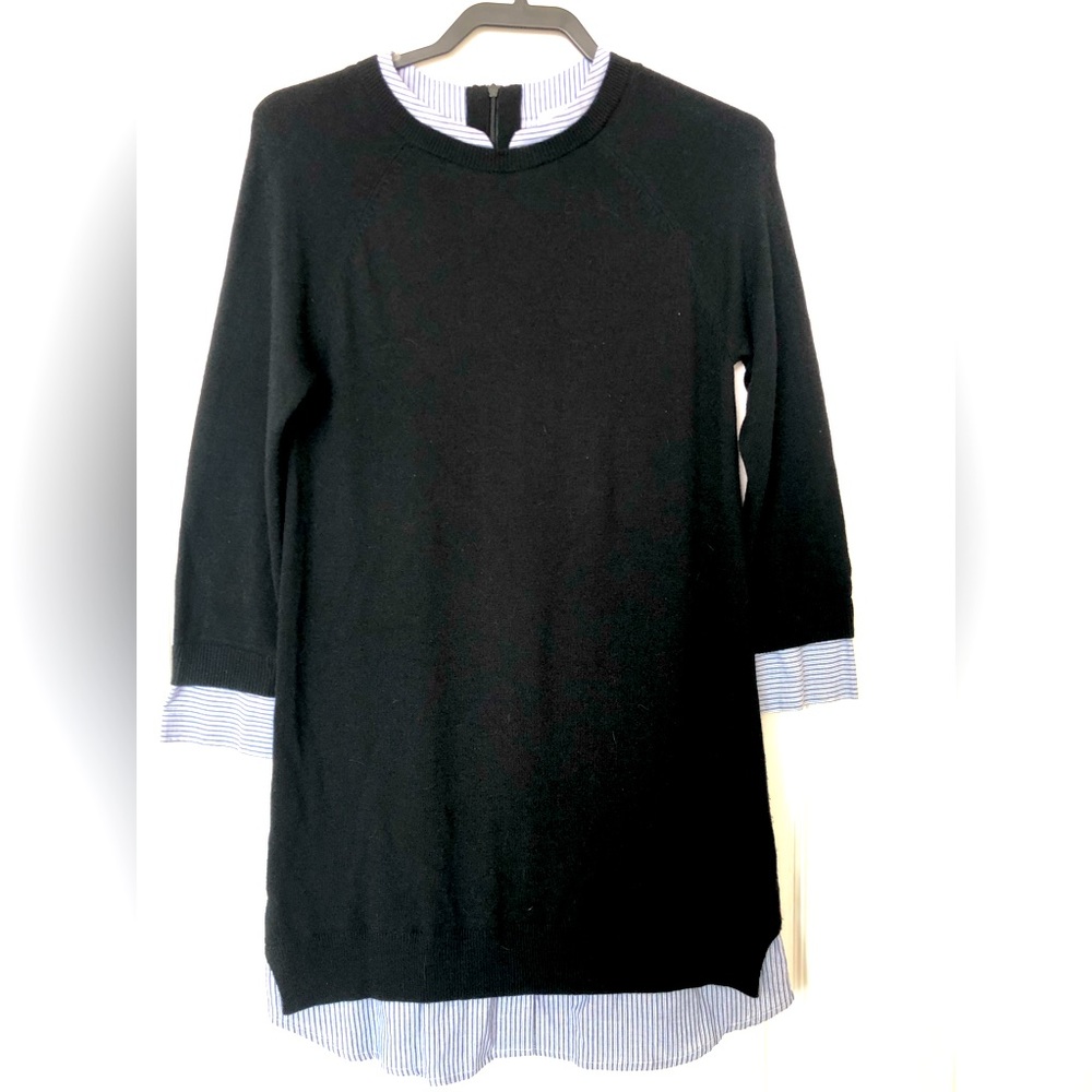 Black Long Sleeve Sweater Dress